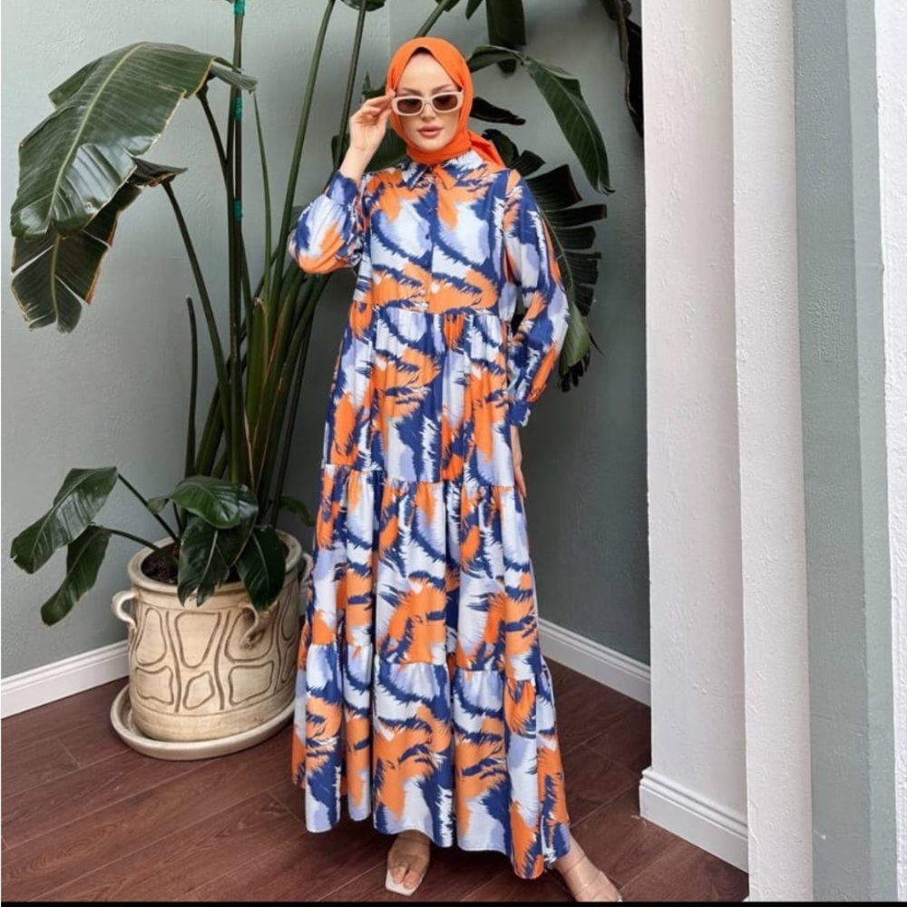 Colorful maxi dress